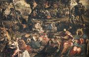 Jacopo Tintoretto Gathering of Manna china oil painting artist